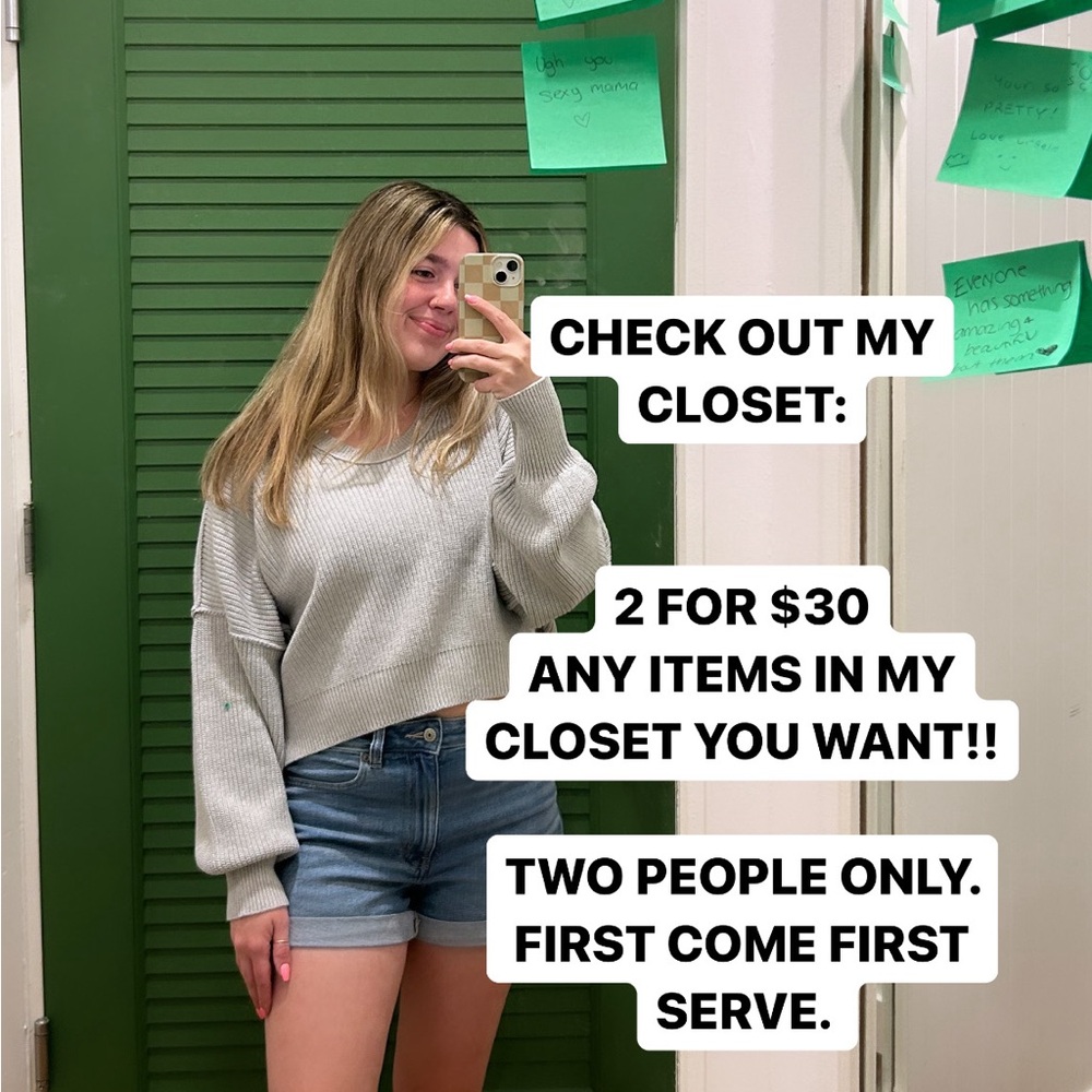 ANY ITEMS, 2 for $30 DEAL